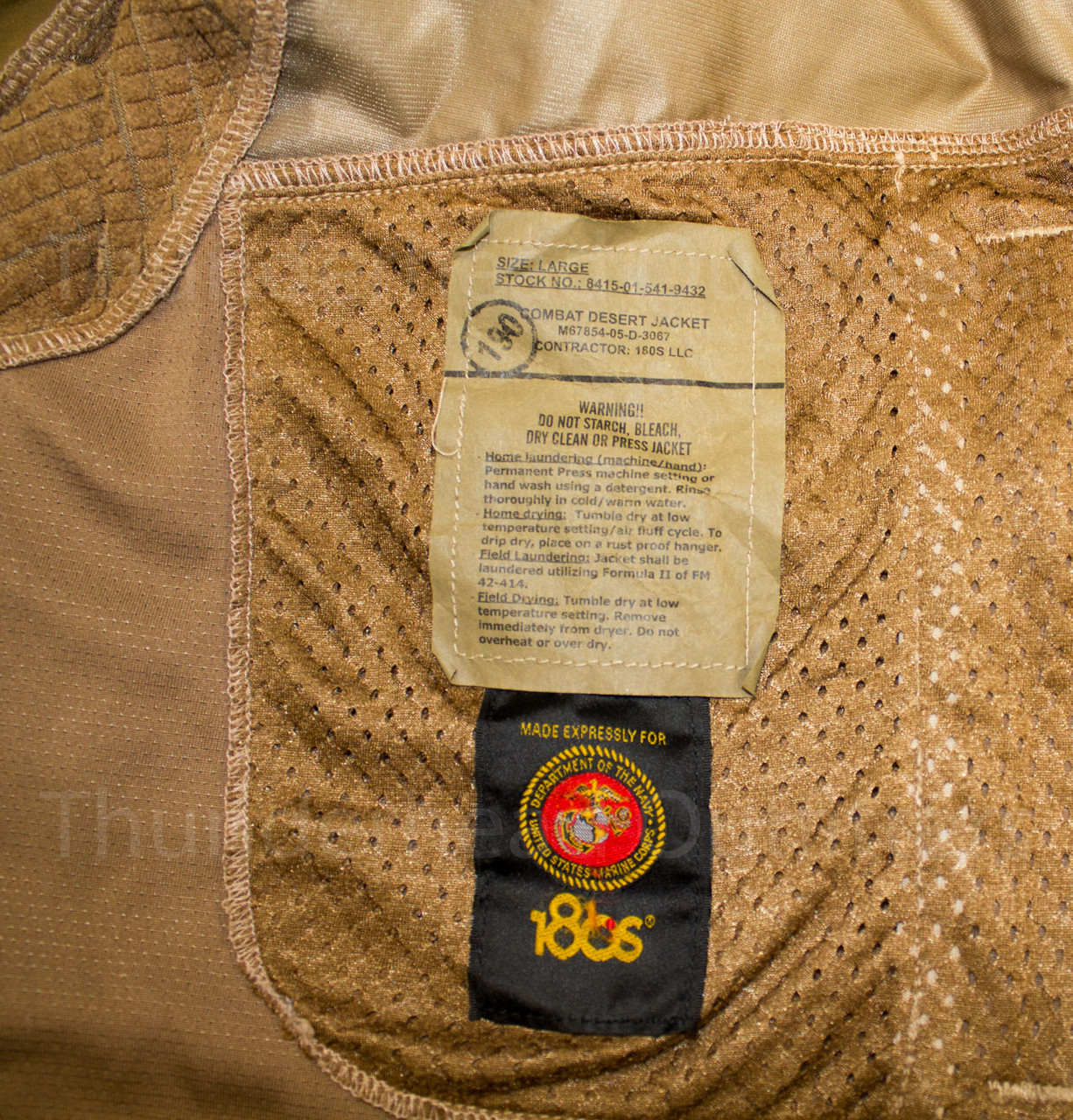 USMC Combat Desert Jacket - Thunderhead Outfitters